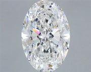 7.03ct Oval Lab Grown Diamond (Colour E, Clarity VVS2, IGI Certified)